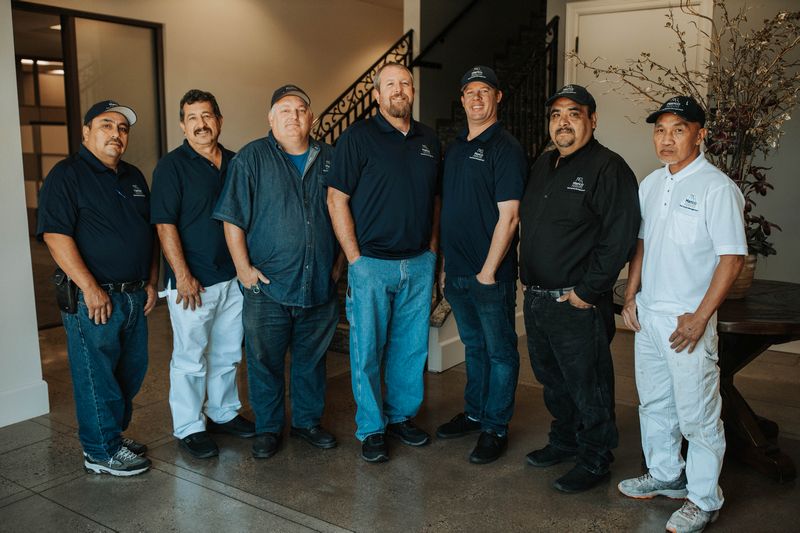 (Pictured from left to right – Angel Gonzalez, Javier Patino, Brent Miller, Eric Earheart, Jeff Boyle, Ben Rubalcaba, Hung Pham)  