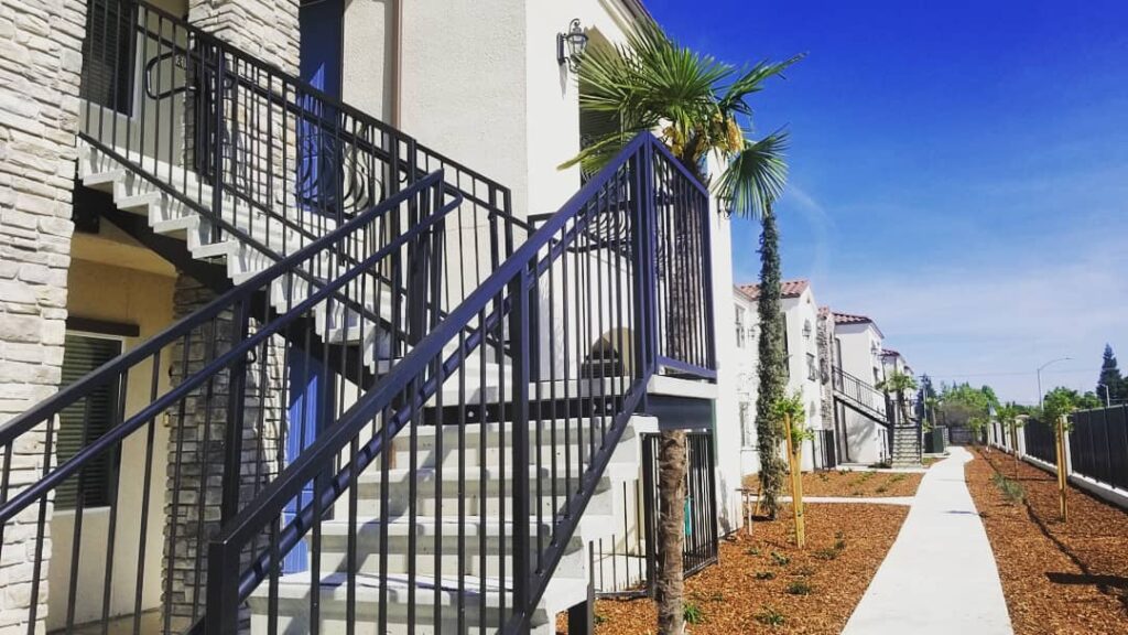 The Riviera Stairwells and Landscaping