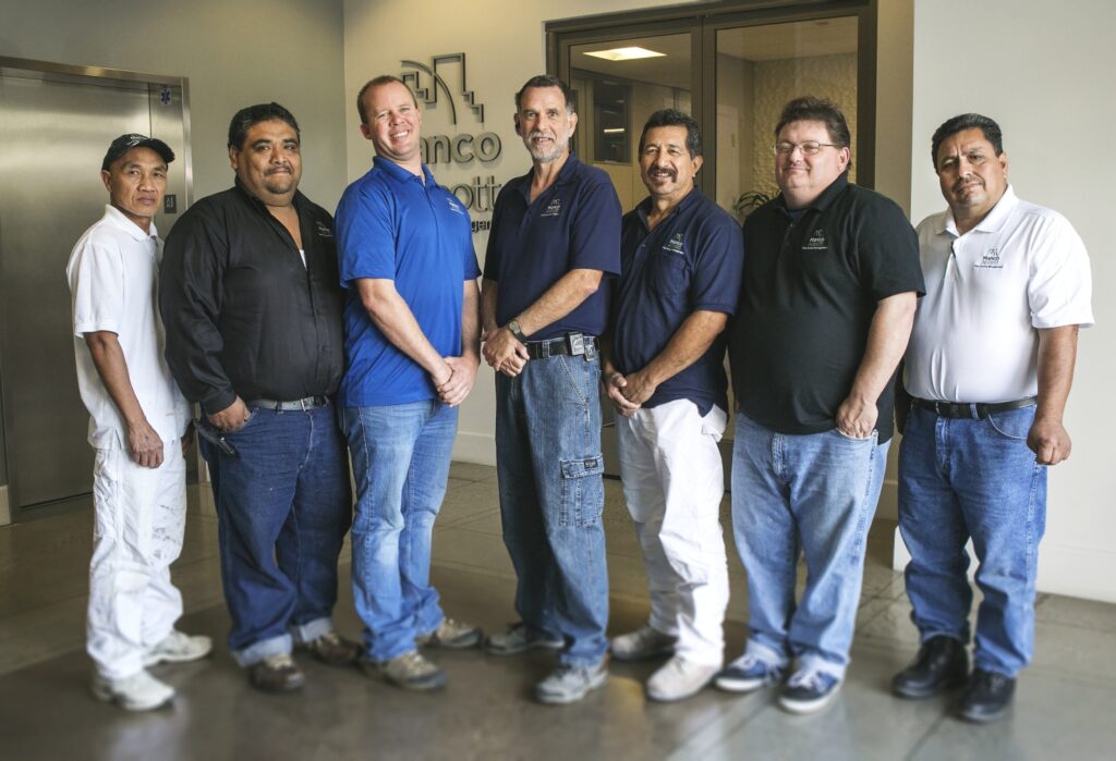 Seven Maintenance Workers