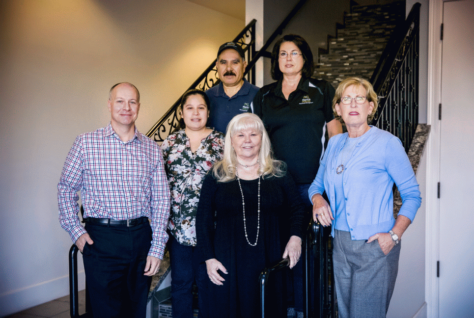 Six Manco Abbott Staff Members