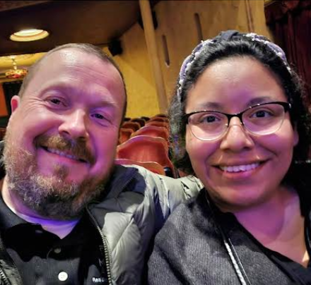 Photo of Andrew and his wife